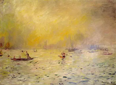 View of Venice Fog Pierre-Auguste Renoir